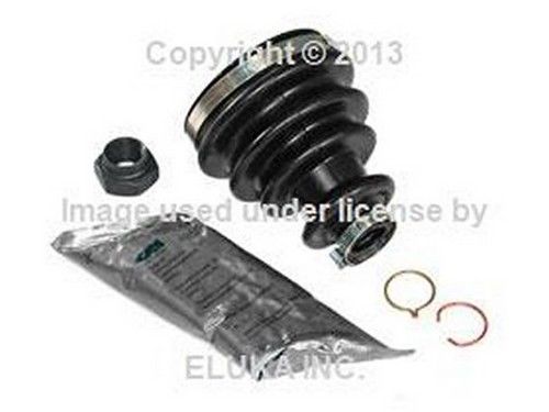 2 x bmw oem front axle repair boot kit for c v joint outer exterior e30