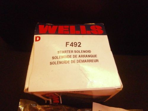 Wells starter solenoid~f492  starter relay~replacement