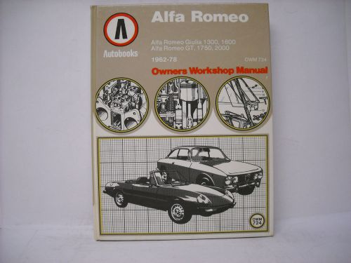 1962-78 alfa romero repair manual