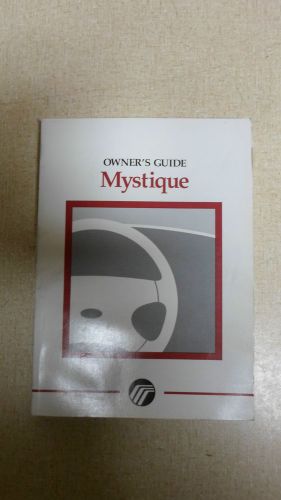 1998 mercury mystique owners manual