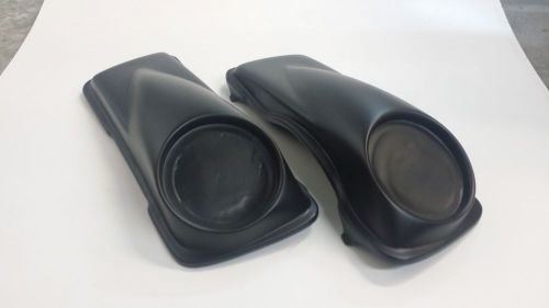 Harley davidson touring bagger flh 6.5&#034; inch  speaker lids 6 1/2&#034; 4 saddlebags