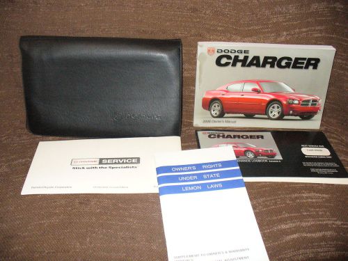 2006 06 dodge charger owners manual with case 195