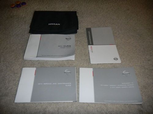 2014 nissan cube owners manual set with free shipping