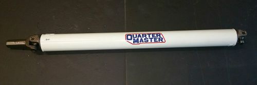 Quarter master driveshaft 46&#034; length  4&#034; shaft   with 1350 u-joints  32 spline