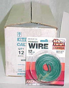 12 gauge copper automotive primary wire 144 ft green