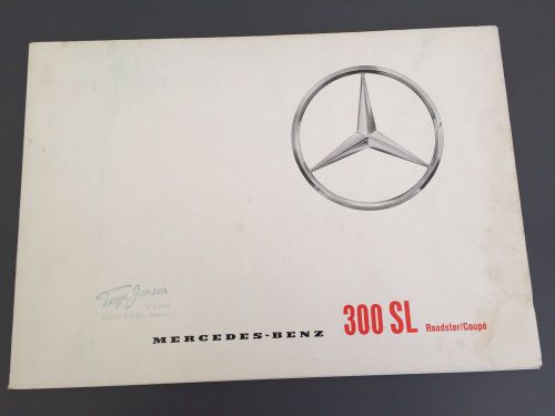 Mercedes 300sl 300 sl roadster original sales brochure mint condition 1950’s
