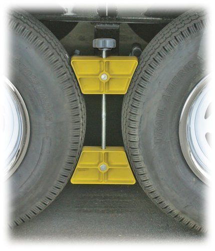 Camco rv wheel stop stabilize camper travel trailer wheel tire chock (large)