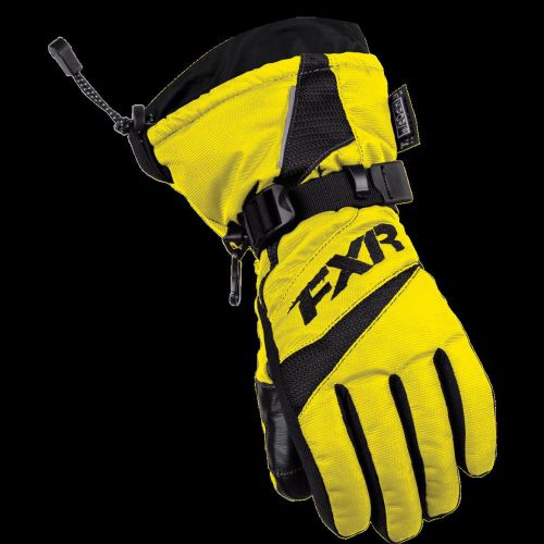 Fxr helix youth race gloves youth size large : yellow 15620.60013