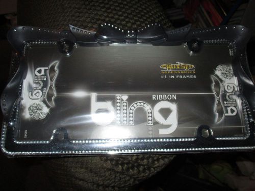 Cruiser accessories bling license tag holder