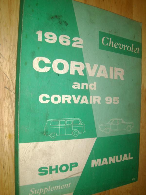 1962 chevy corvair shop manual / original g.m. book!