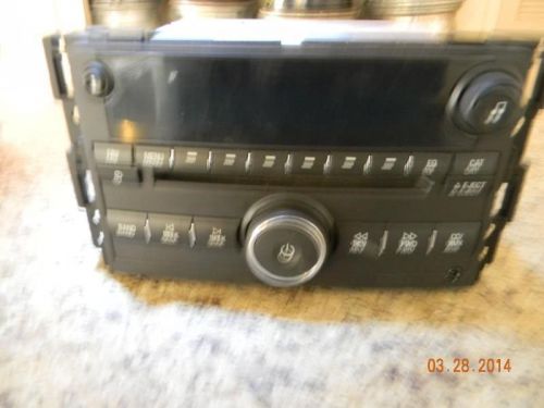 Audio equipment am-fm-stereo-cd player opt u1c fits 07-08 cobalt 63603