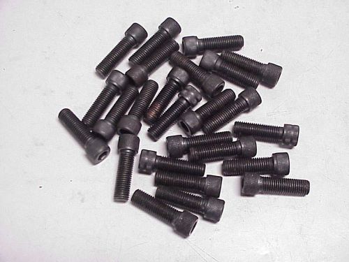 25 allen head bolts fine thread 5/16-24 x 1.00&#034; new and used nascar