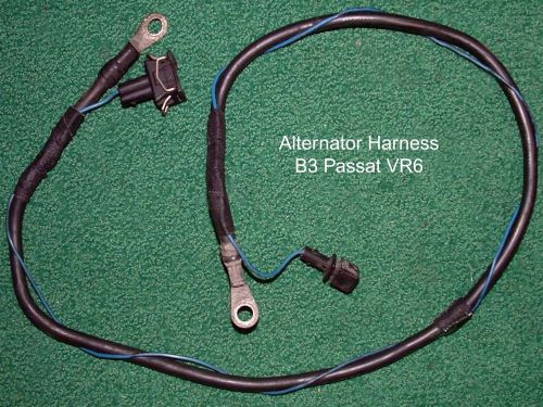 Vw vr6 aaa b3 passat alternator harness wiring 1993-1994 357971349q