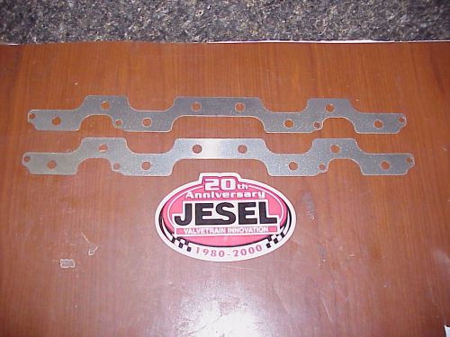 2 new jesel sb2.2 chevy shaft roller rocker arms shims .016&#034; thick nascar dei
