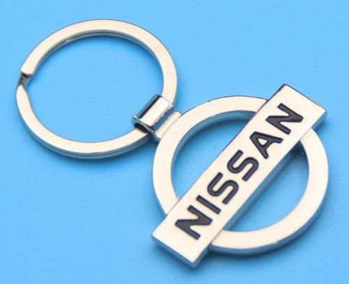 Car logo key chain metal keychain key ring for nissan -hot gift