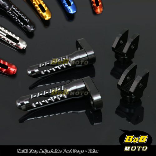 For buell xb12s lightning 04 05 06 07 6 color 25mm adjustable front foot pegs