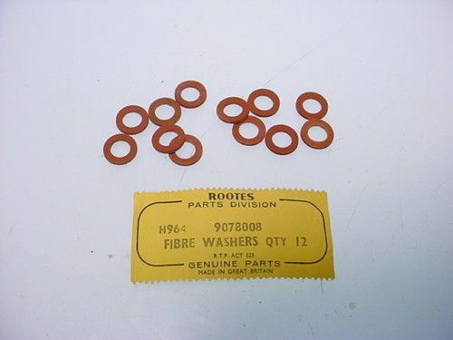 Sunbeam alpine new timing cover to plate fiber washers