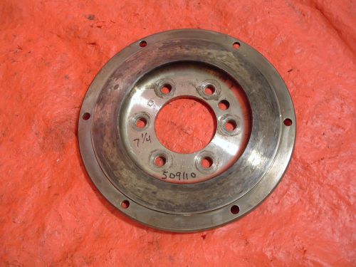 Quarter master 7.25&#034; clutch button flywheel early chevy sbc 7 1/4 v drive pro