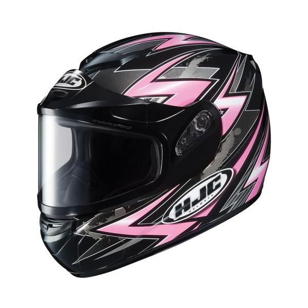Hjc cs-r2 2xl thunder pink dual lens snowmobile snow sled csr2 helmet xx 2x xxl