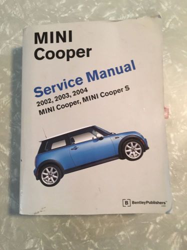 Bentley repair manual - for 02-06 mini cooper