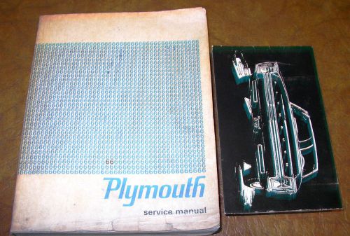 1966 plymouth service manual satellite 426 belvedere fury vip valiant &amp; brochure