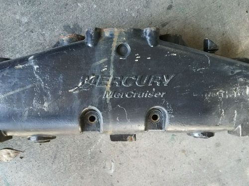 Mercruiser dry joint exhaust manifold. chevy small block exhaust