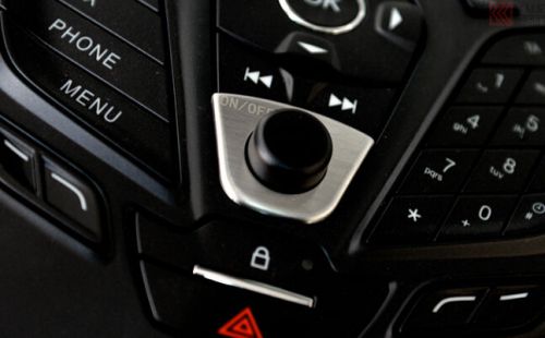 Center control volume adjust switch decorative frame for ford escape kuga 13-15