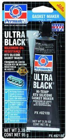 Pmx82180 permatex ultra black oil resistance rtv silicone gasket maker 3.35oz