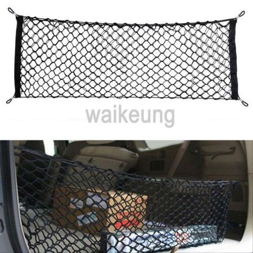 Car trunk rear cargo organizer storage elastic mesh net holder nylon hammock kit