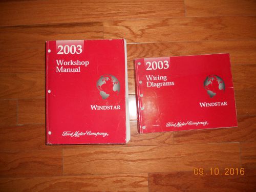 Oem 2003 ford windstar service repair shop manual &amp; wiring diagrams