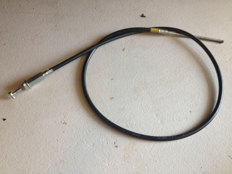 Emergency brake cable