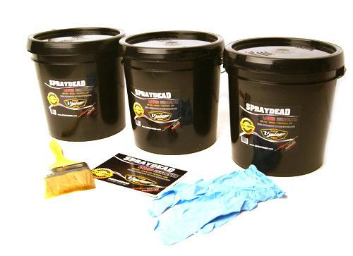 New 3 gallons sound dampening liquid vibration damping deadener spray on + kit