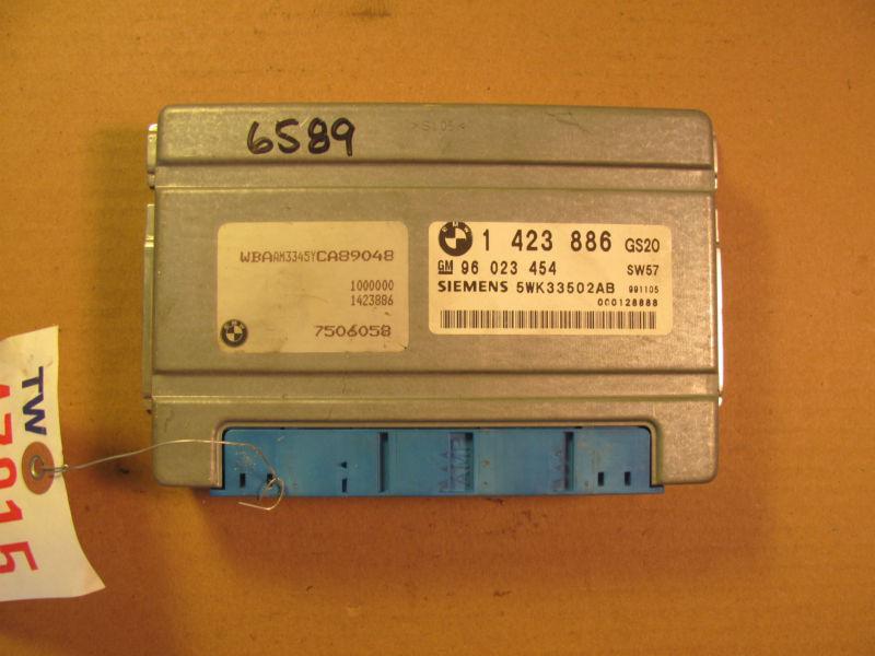 00 bmw 323i tcu tcm transmisson control module computer 7506058