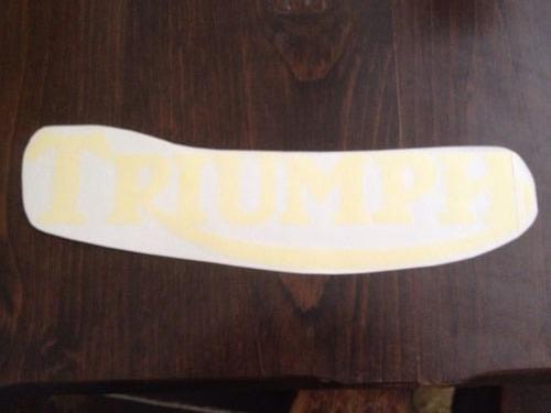 Triumph vinyl decal sticker
