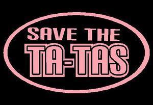 Save the ta-tas decal