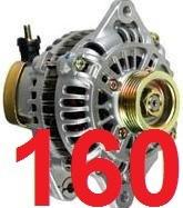 High output 160amp mazda rx7,rx 7,r2,turbo alternator 1993 1994 1995 1996