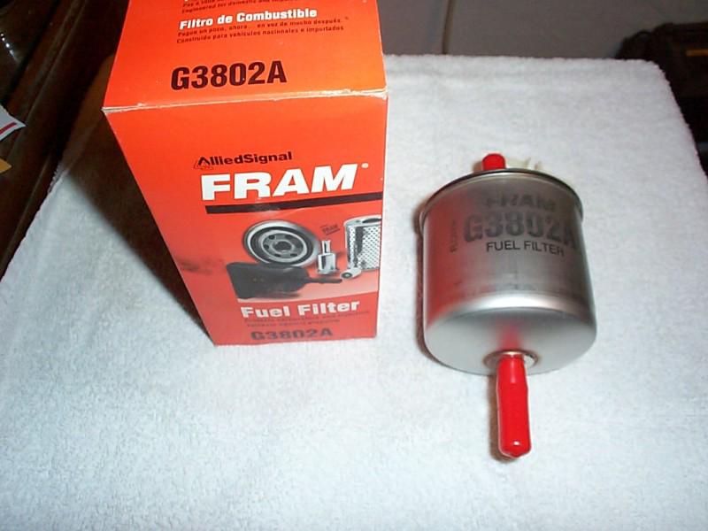 Fuel filter fram g3802 new 1983-2006 ford,mazda,mercury,truck,taurus,cougar,f150