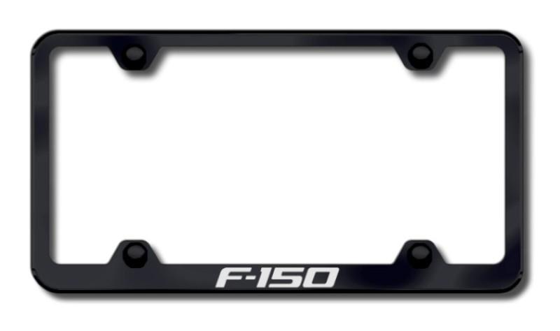 Ford f150 wide body laser etched license plate frame-black made in usa genuine