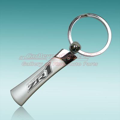 Chevrolet corvette zr1 blade style key chain, key ring, el-licensed + free gift