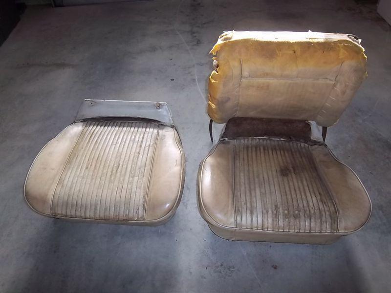 Oem bucket seat frame springs tracks 1962 1963 1964 chevy impala restore ss 