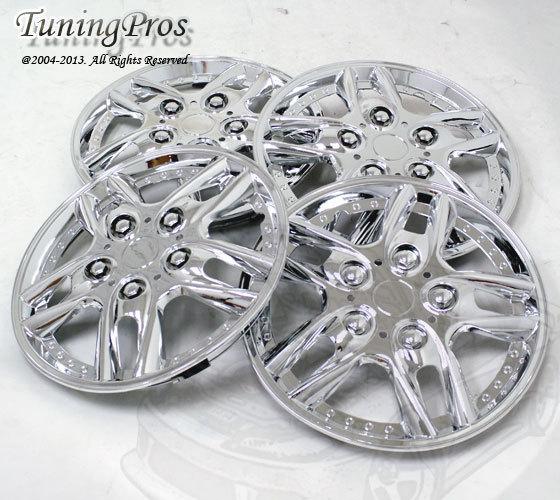 Chrome hubcap 14" inch wheel rim skin cover 4pcs set-style code 515 14 inches-
