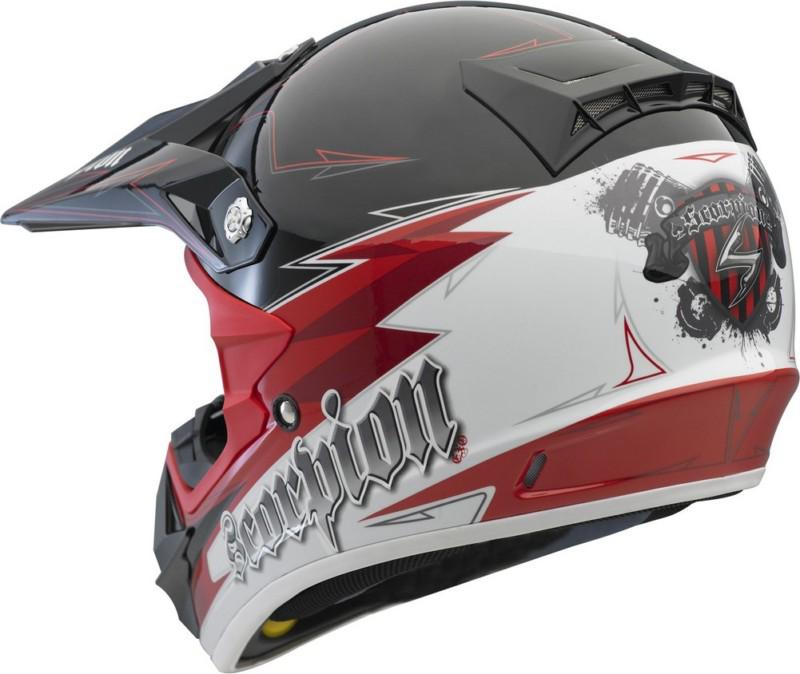 Scorpion vx-24 ampt off-road helmet - red - md