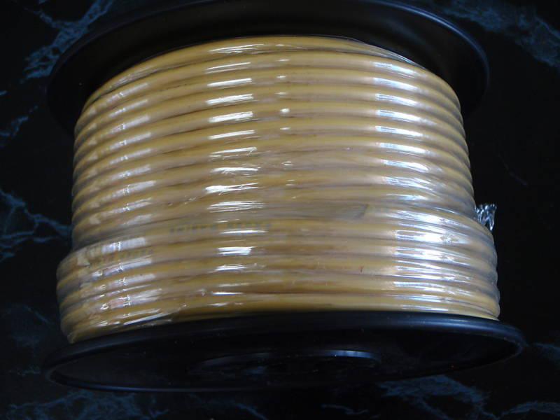 Boat wire electrical tinned copper 12ga yellow 100ft