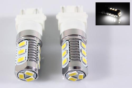 2x 3157/4157 5630 white 12-smd led bright signal corner bumper lamp light bulbs