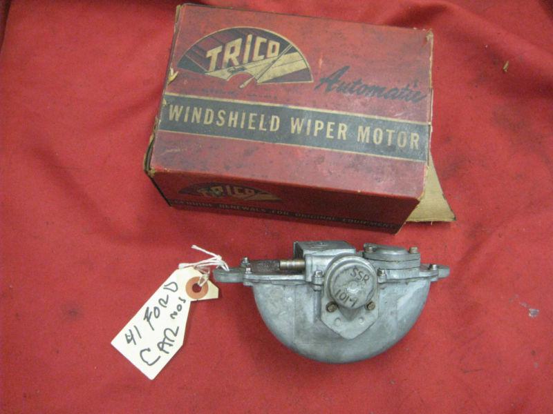 1941 ford deluxe economy mercury  all nos trico wiper motor ssr 101-1