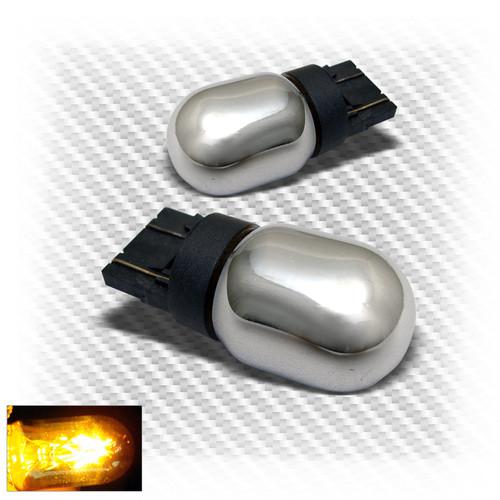 7440, 992 chromed silver surface amber bulbs upgrade to a clean looking vehicle