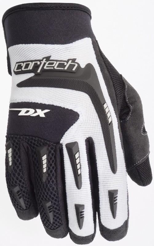 Cortech dx 2 white 3xl textile motorcycle dirt bike riding gloves xxxl xxxlarge