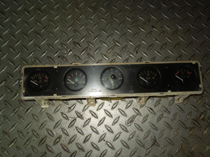 Factory center cluster gauges, jeep wrangler yj, 1987-1991