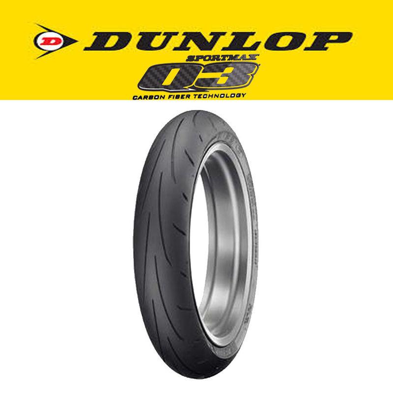New dunlop q3 sportmax 120/70 zr17 front tire