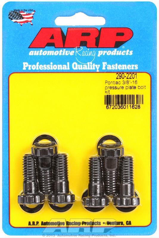 Arp 290-2201 pressure plate bolt kit pro series pontiac all 3/8"-16 thread set